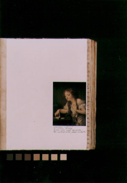 Desideri infiniti, Figura femminile (dipinto) di Benfenati Alessandro (fine sec. XX)