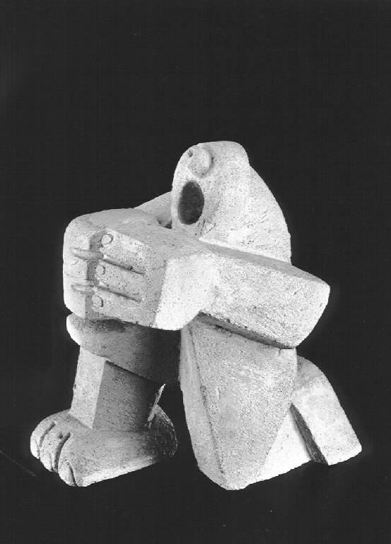 Urlo, Figura antropomorfa (scultura) di Zuliani Aldo (seconda metà sec. XX)