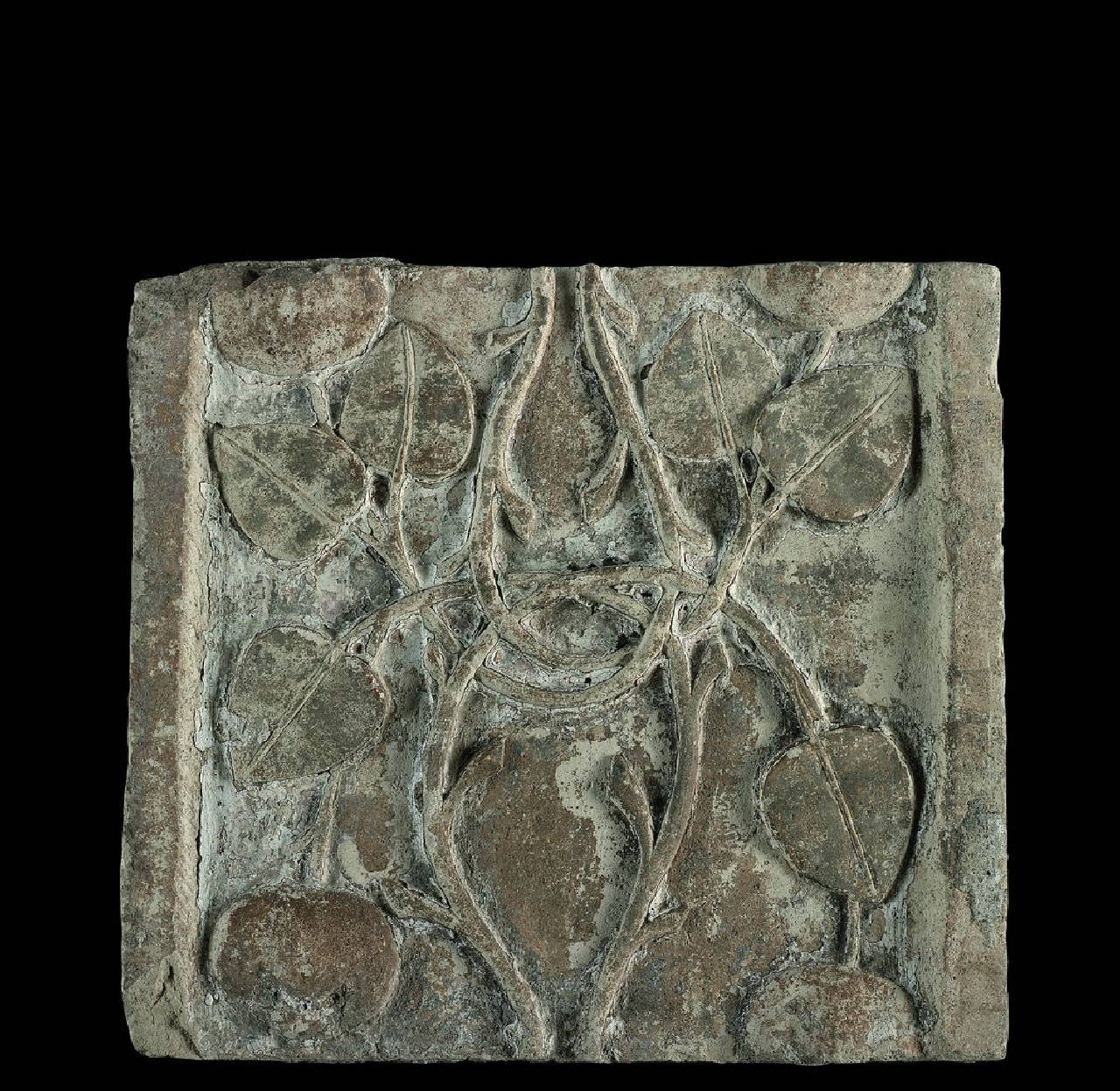 Portale con motto "conosere" in quindici parti (portale, in quindici parti) di Scultore - ambito lombardo (fine/inizio sec. XV)