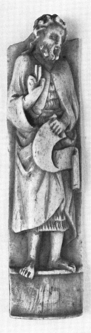 san Giovanni Battista (formella) - bottega dell'Italia Settentrionale (sec. XV)