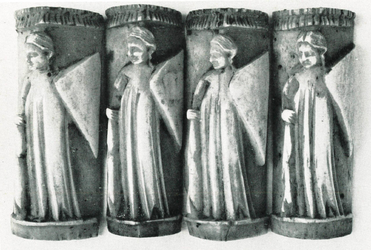 figure femminili (formella) - bottega Italia settentrionale (sec. XV)
