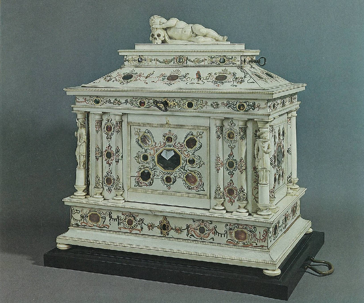 ciclo della vita dell'uomo (cofanetto) - bottega tedesca (sec. XVII)