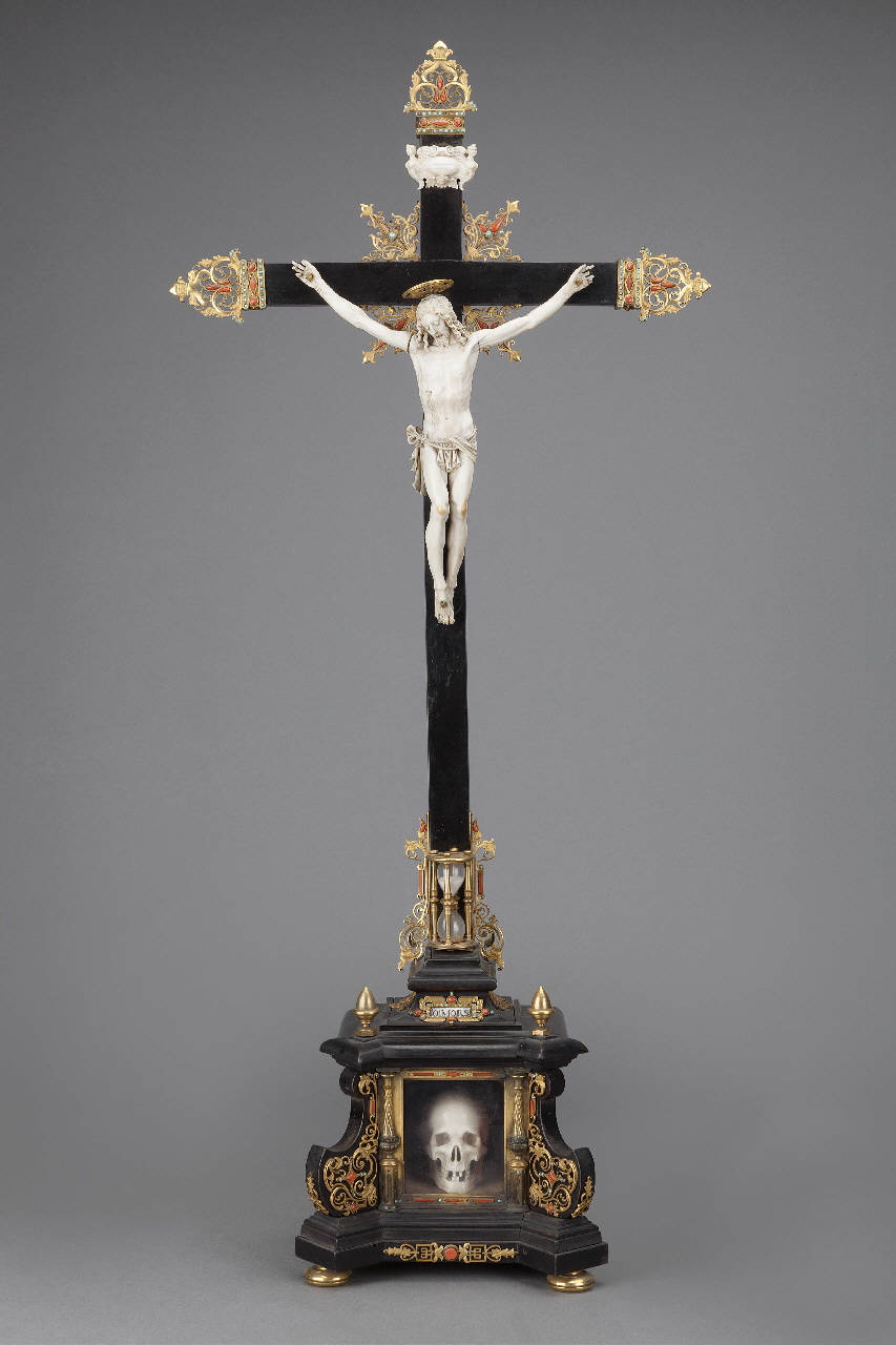 Cristo crocifisso (croce da tavolo) - bottega italiana (sec. XVII)