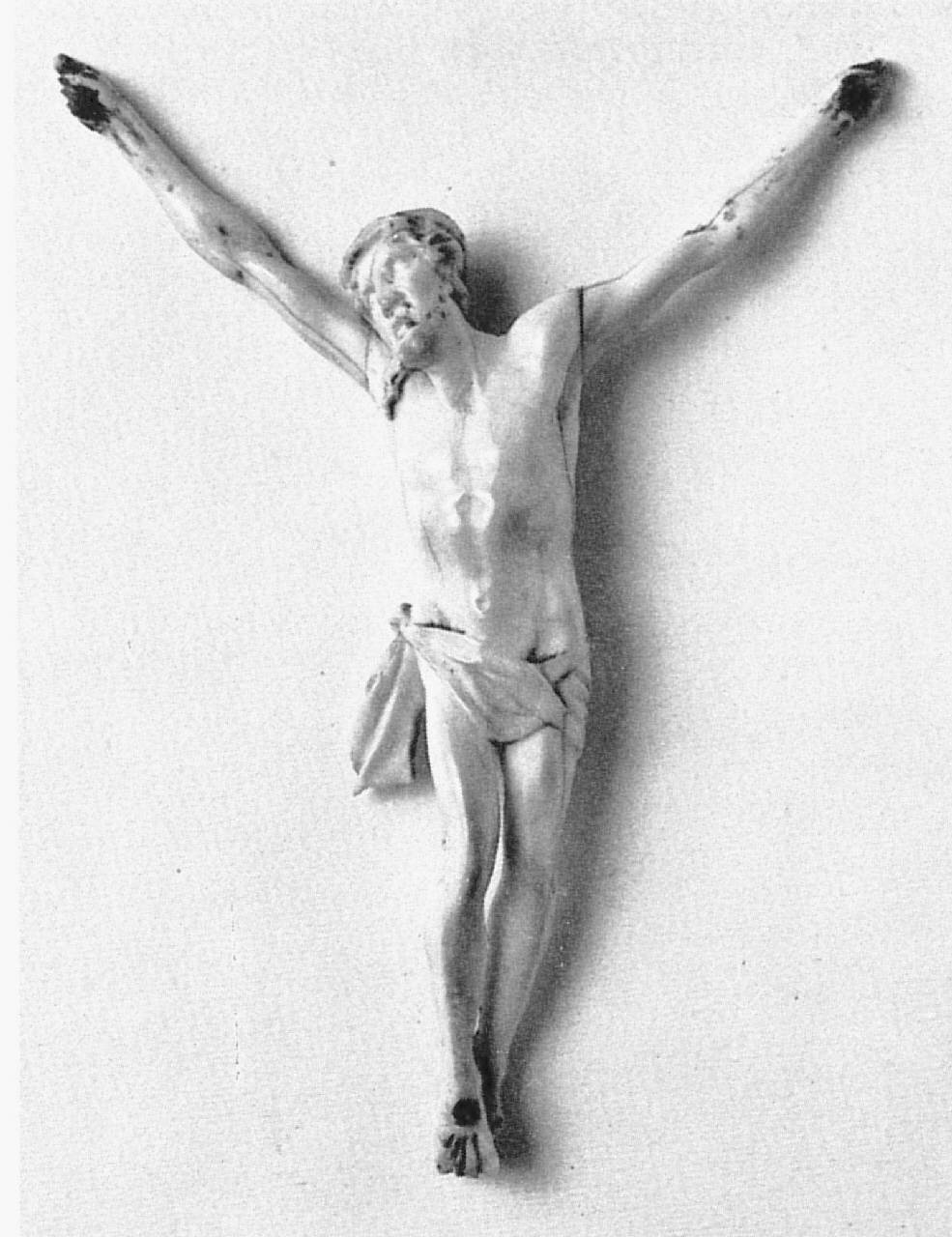Cristo crocifisso (crocifisso) - bottega italiana (fine sec. XVII)
