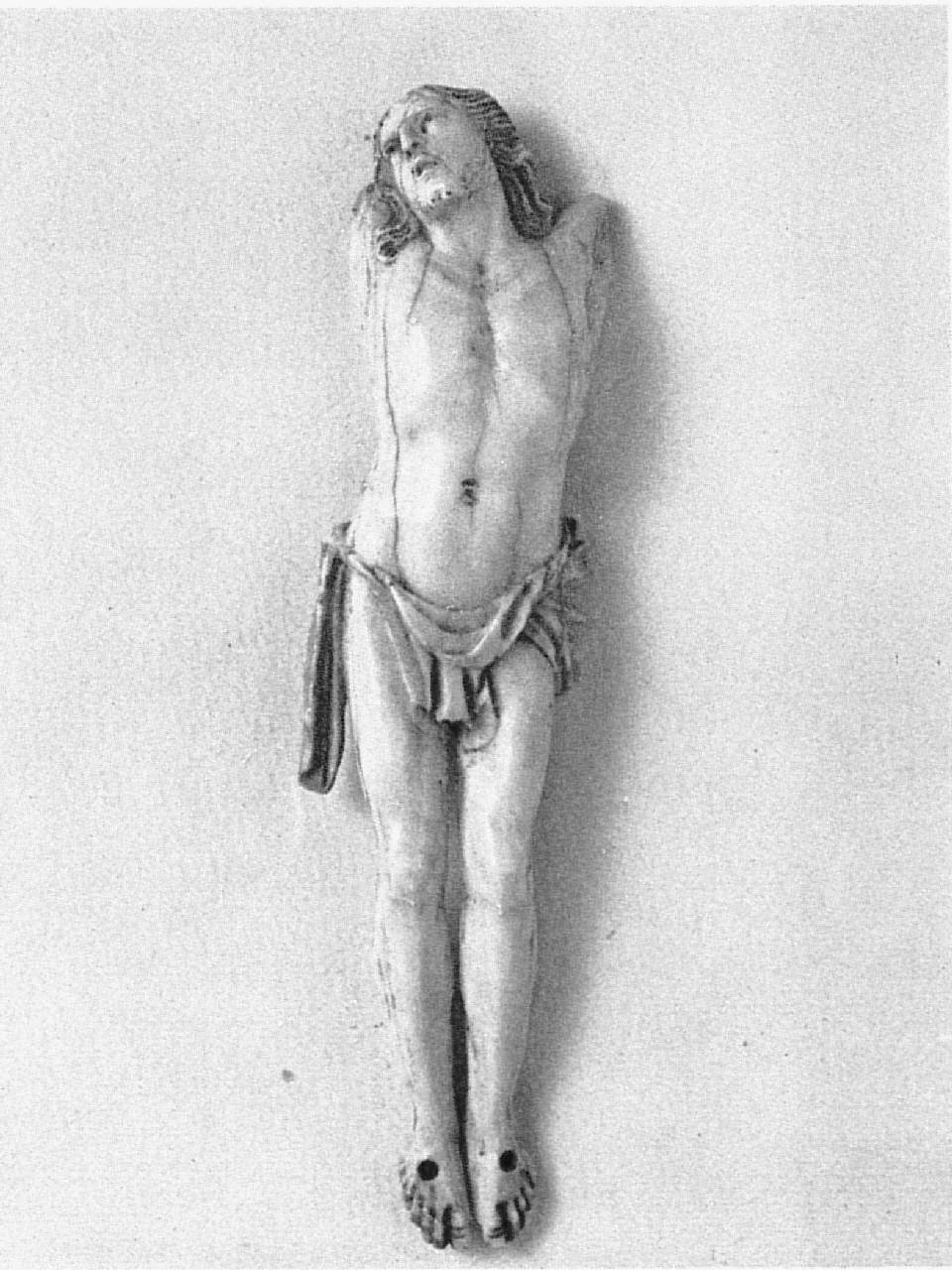 Cristo crocifisso (crocifisso) - bottega francese (?) (inizio sec. XVIII)