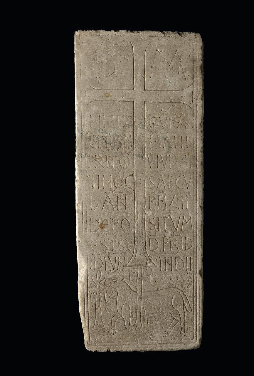Epigrafe di Manifrit (lastra tombale) di Lapicida - ambito lombardo (sec. VI)