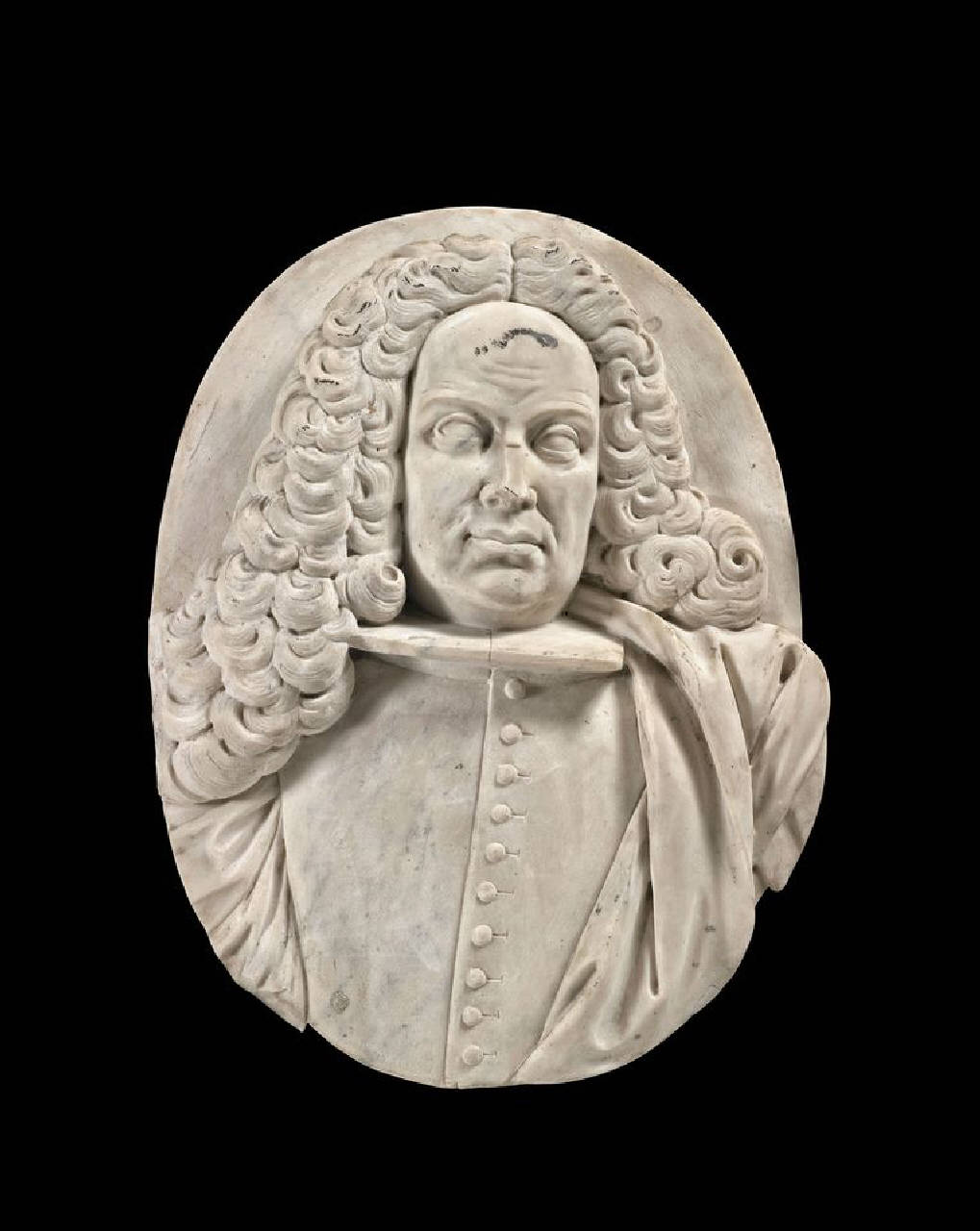 Monumento con iscrizione funebre ai coniugi Ignazio Antonio Alvarez e Anna Maldonado (lastra, ovale, parti di altorilievo) di Scultore - ambito lombardo (secondo quarto sec. XVIII)