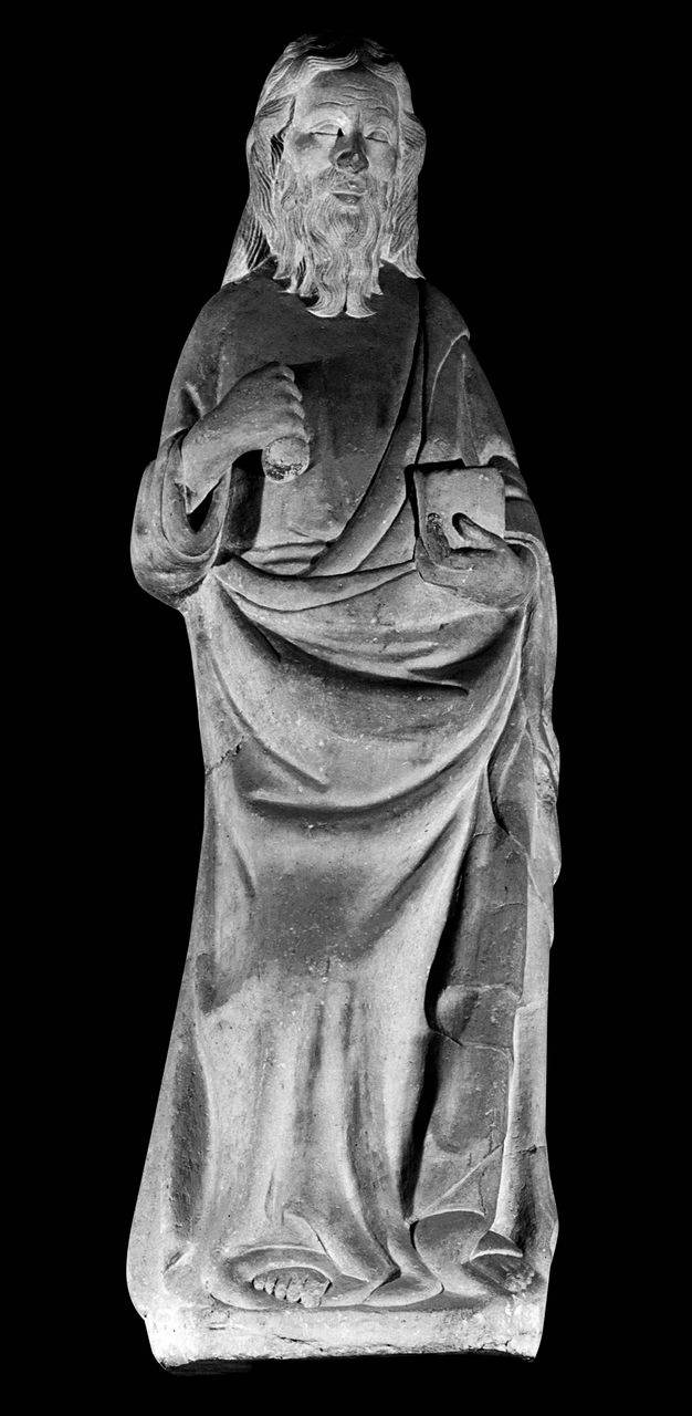 San Giacomo Maggiore? (statua) di Maestro della lunetta di Viboldone (metà sec. XIV)