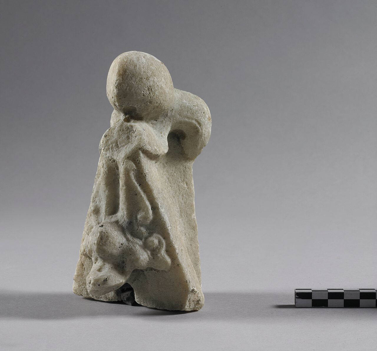 Parte terminale di piramidina (piramidina) di Scultore - ambito lombardo (sec. XIV)