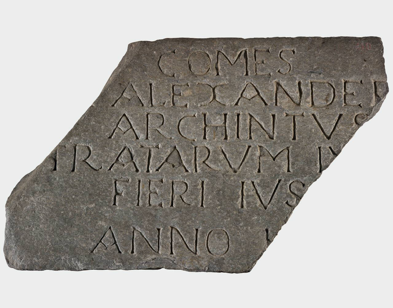 Lapide commemorativa di Alessandro Archinto (lastra, parte di) di Lapicida - ambito lombardo (prima metà sec. XVI)
