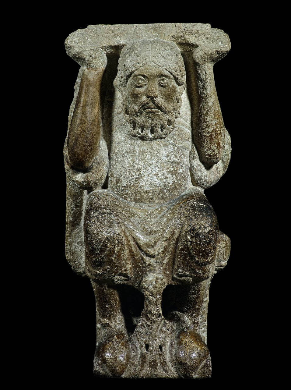 Telamone (telamone) di Wiligèlmo (Viligèlmo) (attribuito) (primo quarto sec. XII)