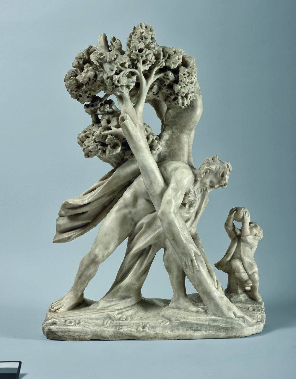 Allegoria del Tempo (gruppo statuario) di Lazzoni, Andrea (sec. XVIII)
