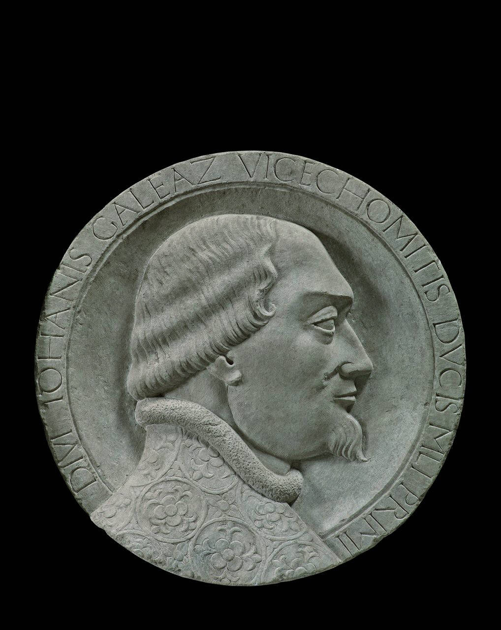 Gian Galeazzo Visconti (Pavia, 1347 ¿ Melegnano,1402) (medaglione) di Scultore; Amadeo, Giovanni Antonio - ambito lombardo (terzo quarto sec. XV)