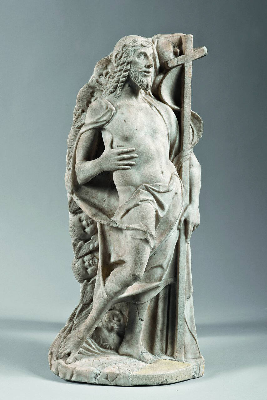 Cristo risorto (statua, rilievo) di Scultore - ambito lombardo (inizio sec. XVI)