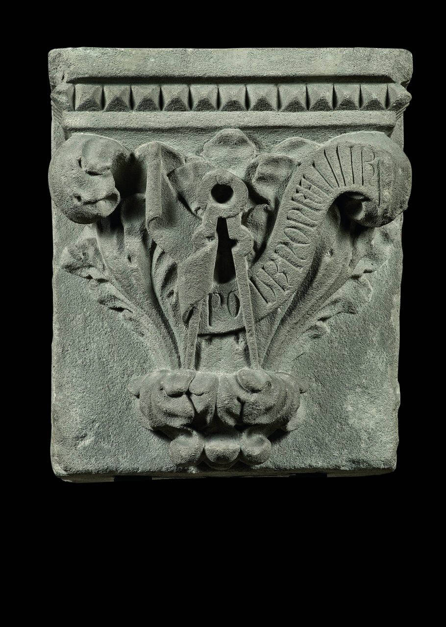 Peduccio con motto POUR NON FAILLIR (peduccio) di Maestri Caronesi (secondo quarto sec. XV)