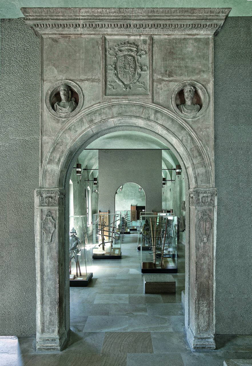 Portale Bentivoglio (portale) di Scultore - ambito lombardo (primo quarto sec. XVI)