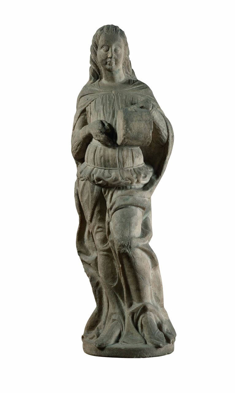 Angelo con tamburello (statua) di Scultore - ambito lombardo (ultimo quarto sec. XV)