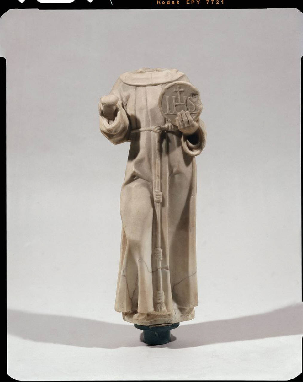 Statuetta di San Bernardino acefala (statua acefala) di Scultore - ambito lombardo (terzo quarto sec. XV)