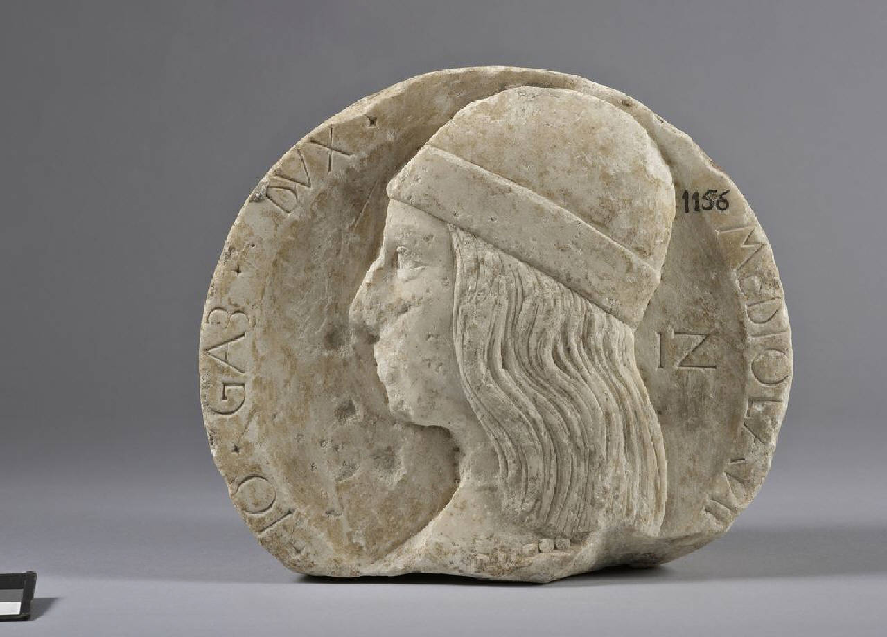 Gian Galeazzo Maria Sforza (Abbiategrasso,1469 ¿ Pavia,1494) (medaglione) di Scultore - ambito lombardo (terzo quarto sec. XV)