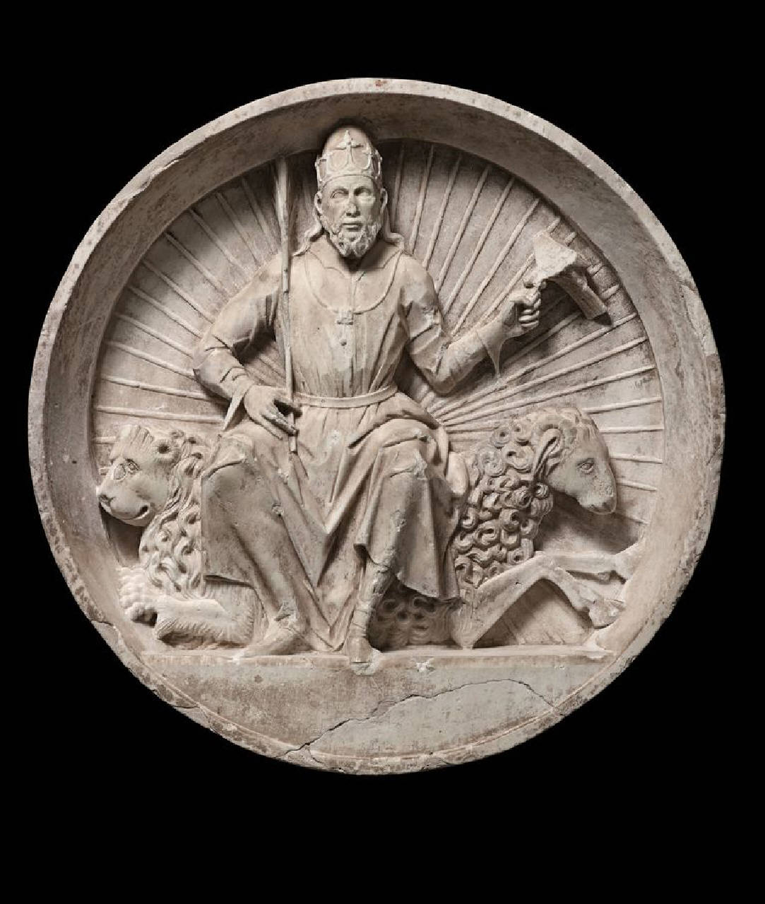 Figura allegorica (tondo) di Scultore - ambito lombardo (ultimo quarto sec. XV)