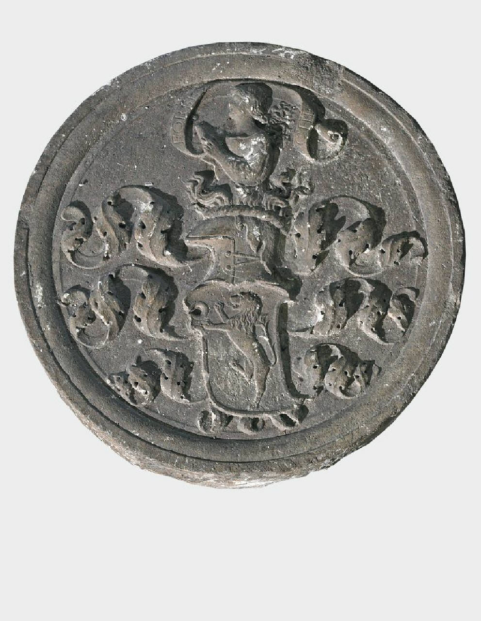 Medaglione con impresa e motto FORSE CHE SI (medaglione) di Scultore - ambito lombardo (seconda metà sec. XV)