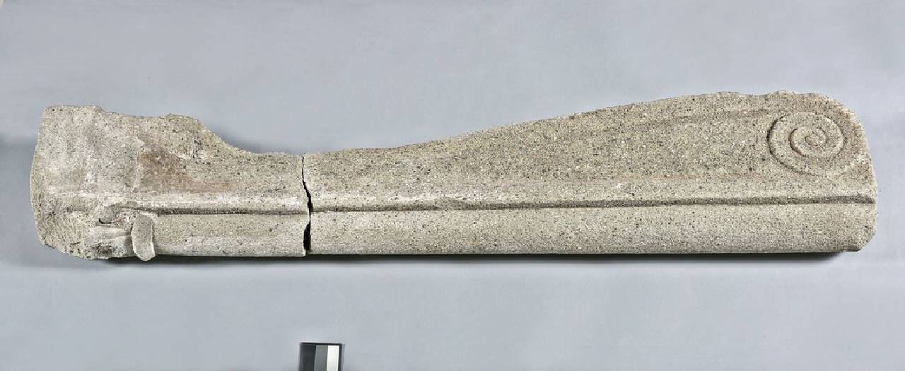 Mensole e spalle del camino detto di Leandro e di Leonora (mensola, spalla) di Scultore - ambito lombardo (prima metà sec. XVI)