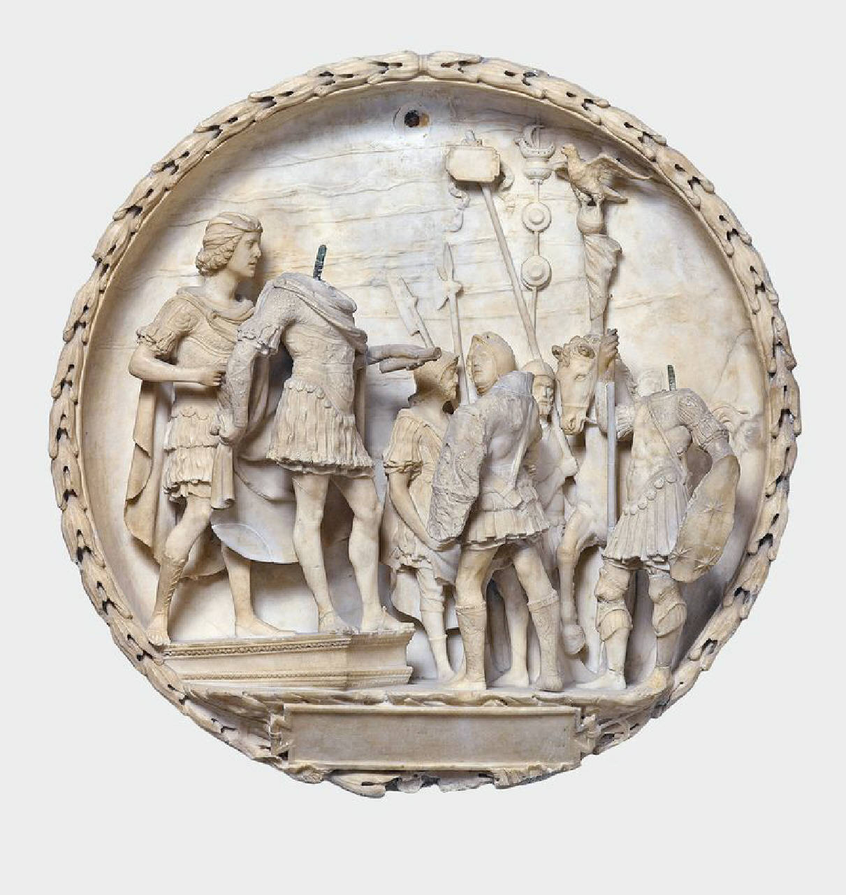 Adlocutio (tondo) di Briosco, Benedetto (sec. XVI)