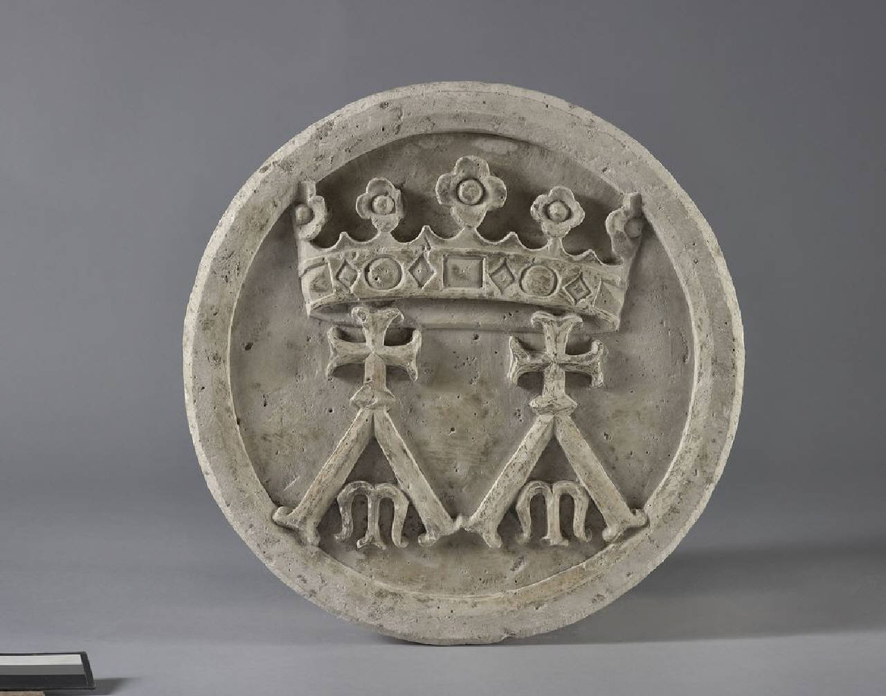 Chiave di volta con impresa di Antonio Missaglia (chiave di volta) di Scultore - ambito lombardo (seconda metà sec. XV)