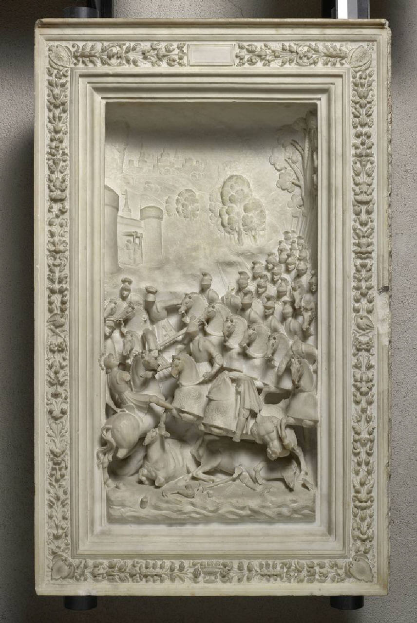 Battaglia di Isola della Scala (lastra, altorilievo) di Busti, Agostino detto Bambaia (o Bambaja) (e aiuti) (primo quarto sec. XVI)