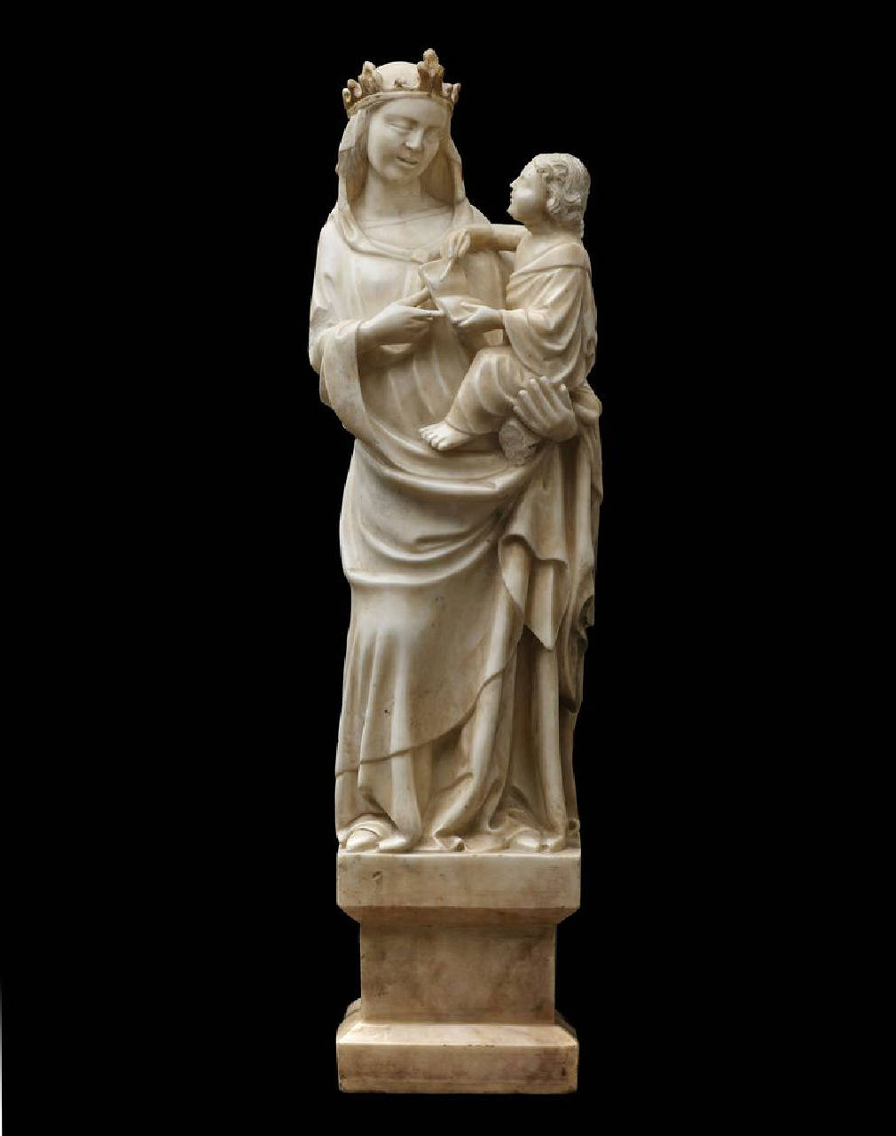 Madonna col Bambino stante detta Madonna Litta (gruppo statuario) di Bonino da Campione (terzo quarto sec. XIV)