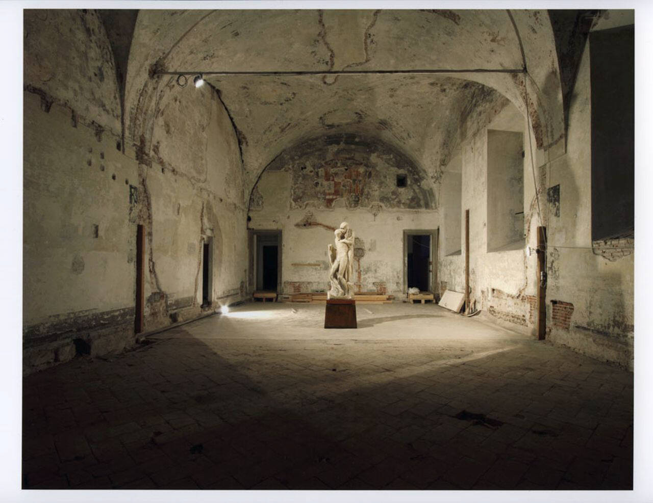 Calco della Pietà Rondanini (statua) di Gariboldi, Cesare; Buonarroti, Michelangelo (terzo quarto sec. XX)