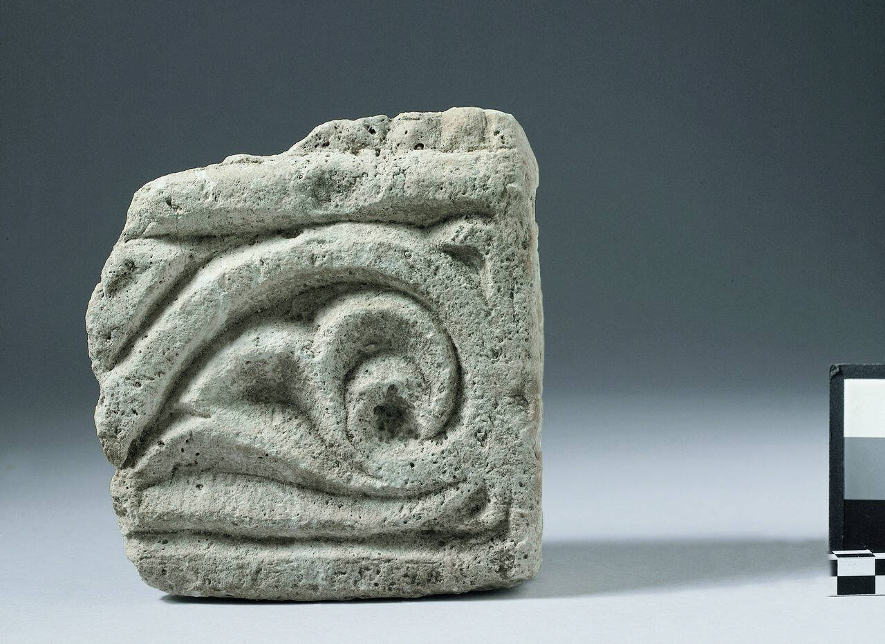 Base d'imposta ?, frammento di (elemento architettonico, frammento di) di Scultore - ambito lombardo (fine sec. XI)