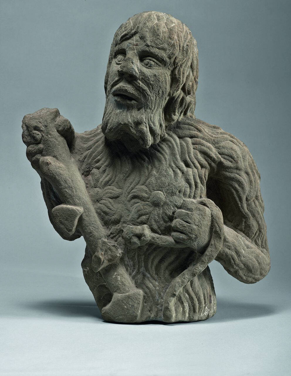 Homus selvaticus (busto) di Scultore - ambito lombardo (terzo quarto sec. XV)