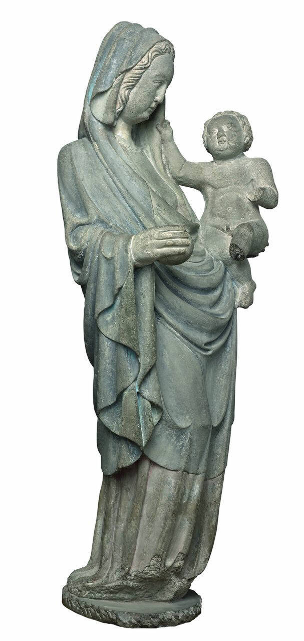 Madonna eretta con Bambino detta Madonna di Gornate (gruppo statuario) di Maestro di Gornate (primo quarto sec. XV)