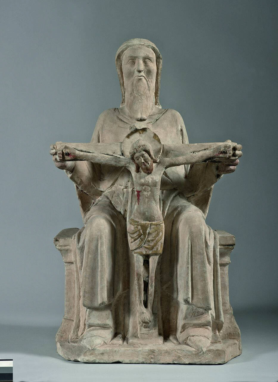 La Trinità (gruppo statuario) di Scultore - ambito veneto (secondo quarto sec. XIV)