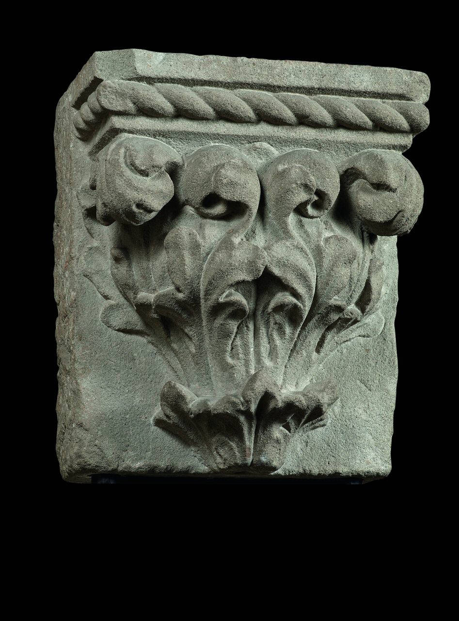 Peduccio con cespo fogliaceo (peduccio) di Maestri Caronesi (secondo quarto sec. XV)