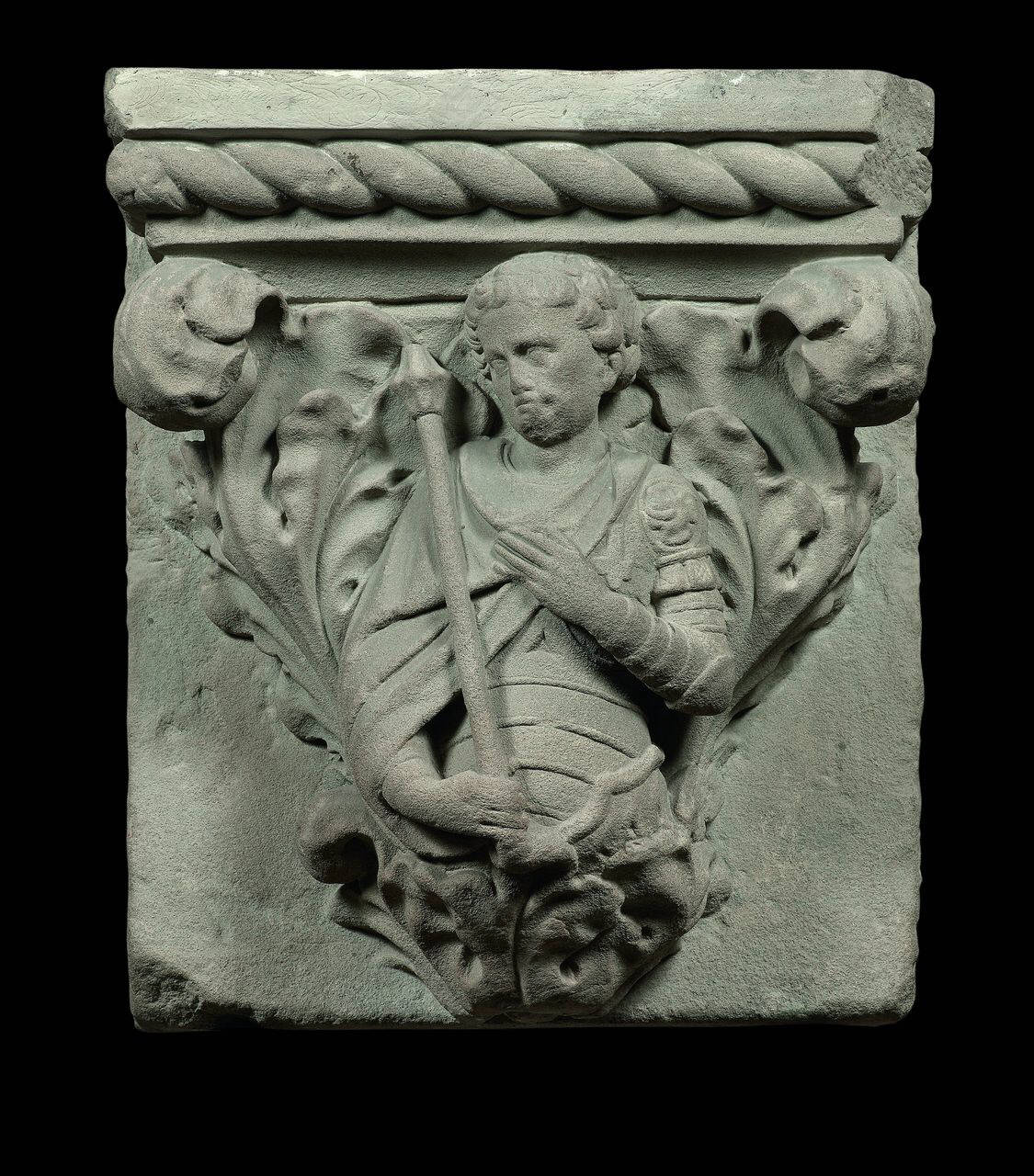 Peduccio con condottiero (peduccio) di Maestri Caronesi (secondo quarto sec. XV)