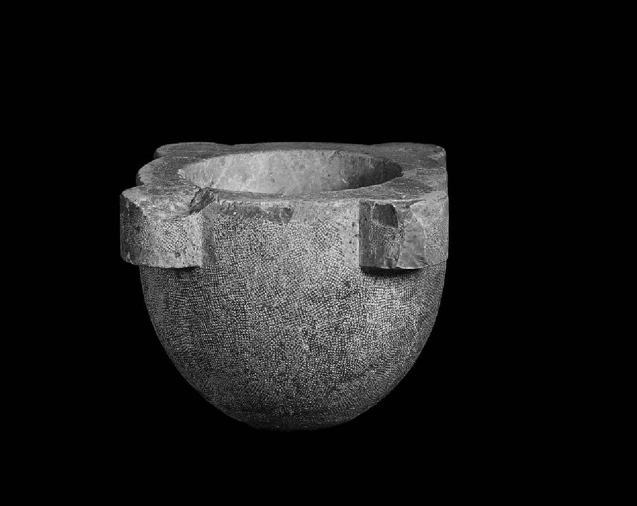 Mortaio (mortaio) di Scultore - ambito lombardo (seconda metà sec. XV)