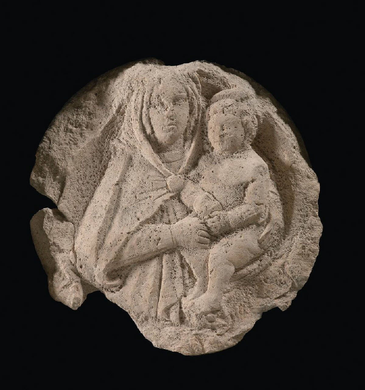 Madonna con Bambino (tondo) di Scultore - ambito lombardo (terzo quarto sec. XV)