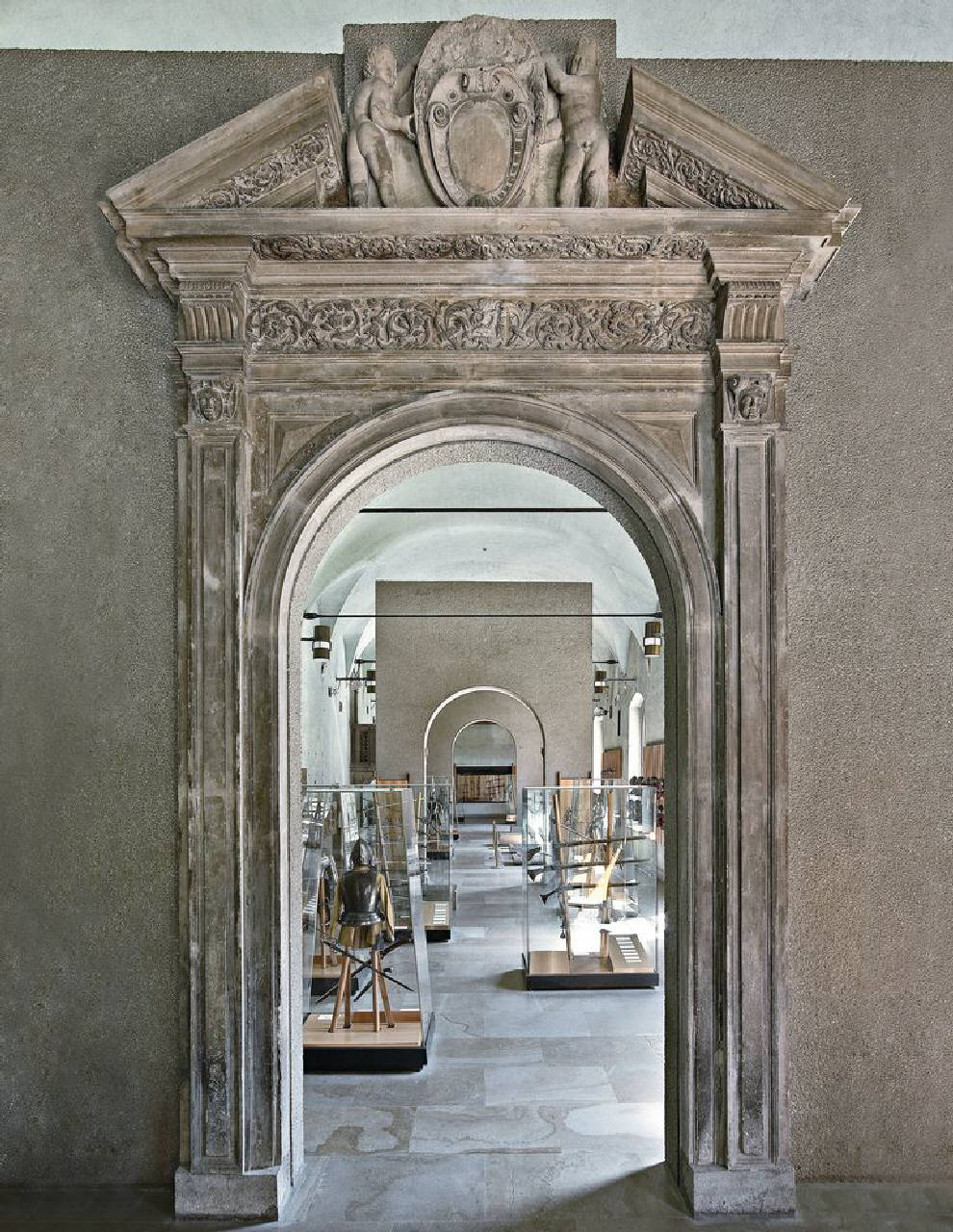 Portale da casa Orsini (portale) di Scultore - ambito lombardo (seconda metà sec. XVI)