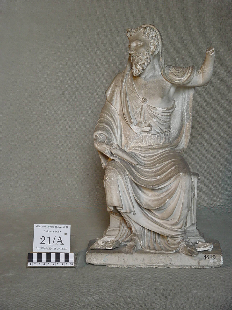 Calco di Apostolo, Isaia (statua) di Pierotti, Pietro (terzo quarto sec. XIX)