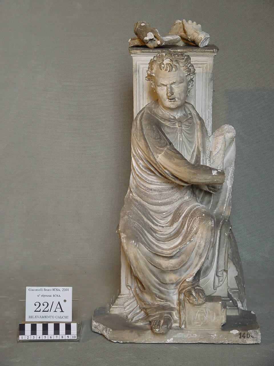 Calco di Apostolo, San Matteo? (statua) di Pierotti, Pietro (terzo quarto sec. XIX)