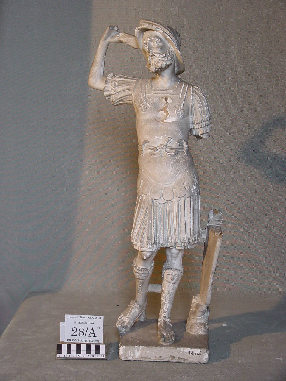 Calco di guerriero (statua) di Pierotti, Pietro (terzo quarto sec. XIX)