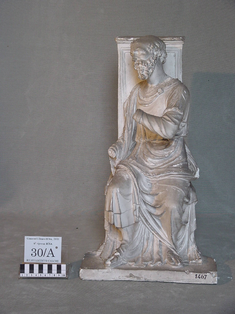 Calco di Apostolo (statua) di Pierotti, Pietro (terzo quarto sec. XIX)