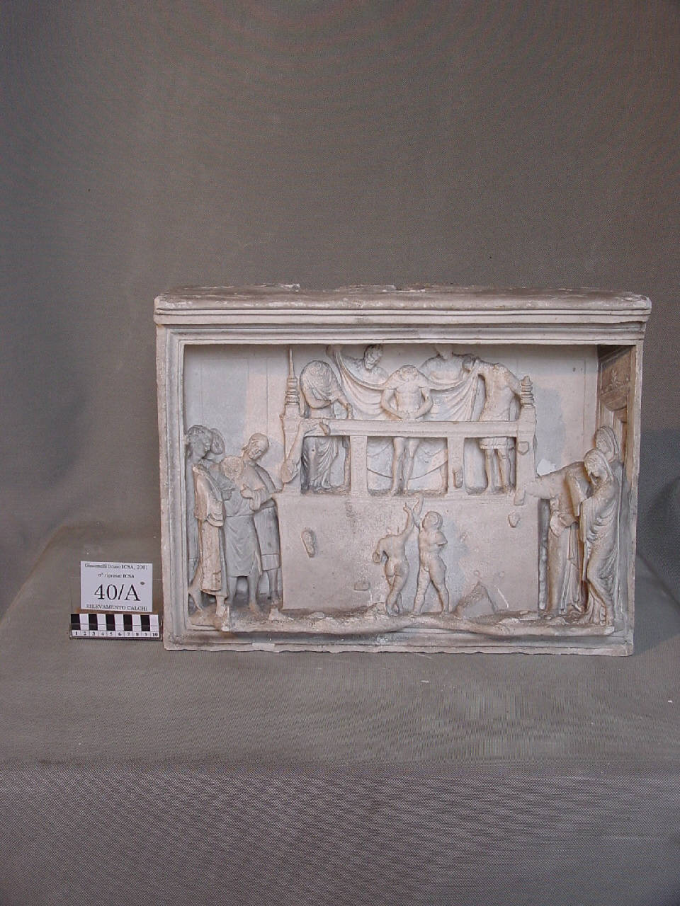 Calco di rilievo con le Storie della Passione di Cristo: Ecce Homo (lastra, altorilievo) di Pierotti, Pietro (terzo quarto sec. XIX)