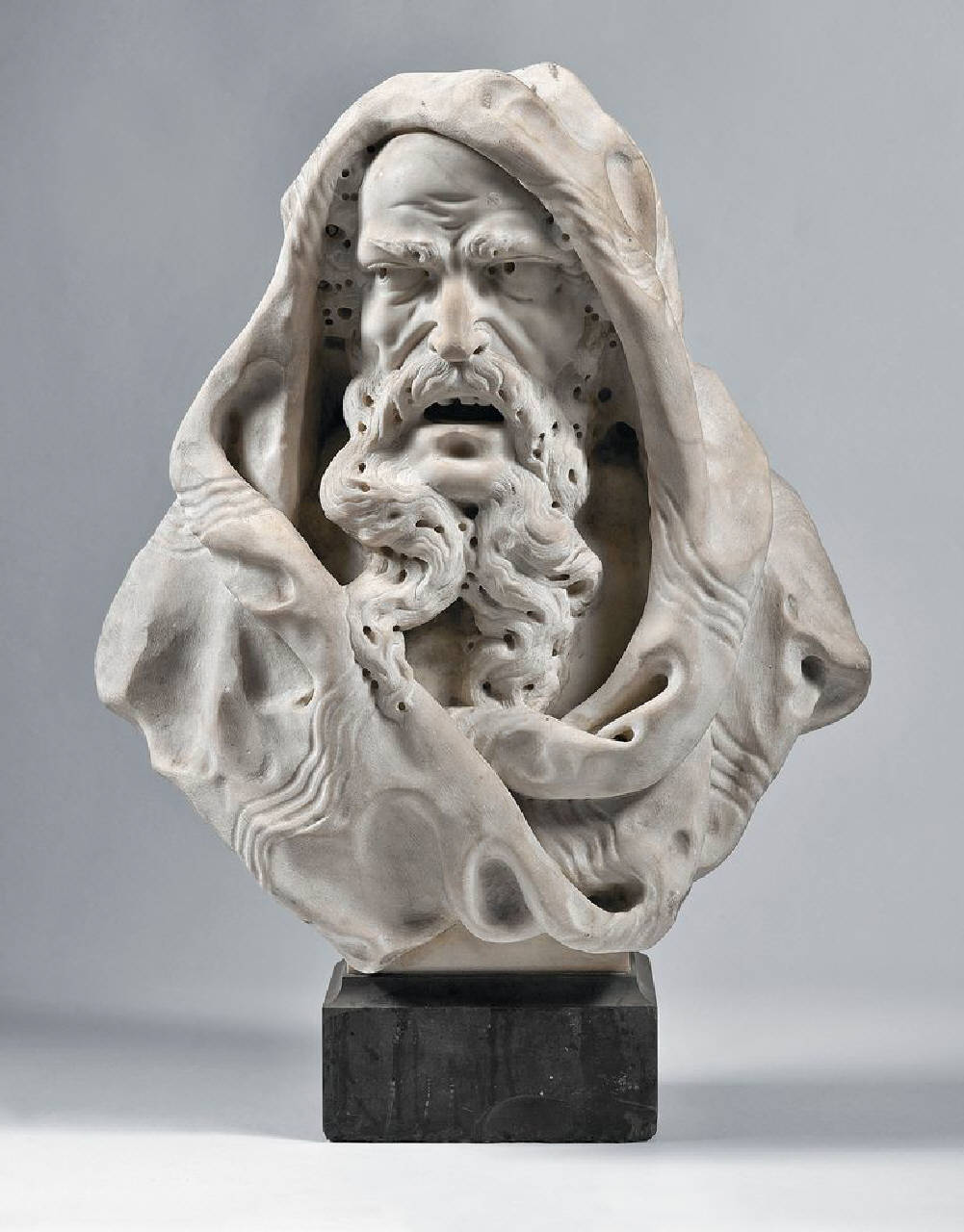 Busto. allegoria dell'Inverno ? (busto) di Fabris, Michele detto l'Ongaro (seconda metà sec. XVII)