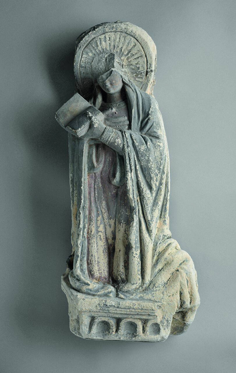 Madonna Annunciata? con il libro della sapienza (statua) di Scultore - ambito lombardo (prima metà sec. XVI)