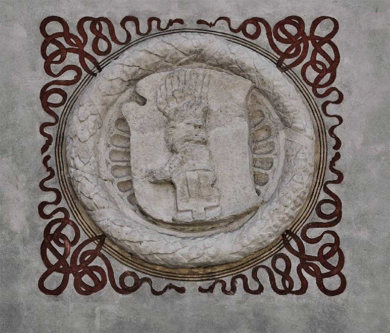 chiave di volta di Scultore - ambito lombardo (ottavo decennio sec. XV)