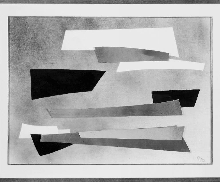 Djmo - XXIV, Composizione astratta (dipinto) di Richter, Hans (sec. XX)