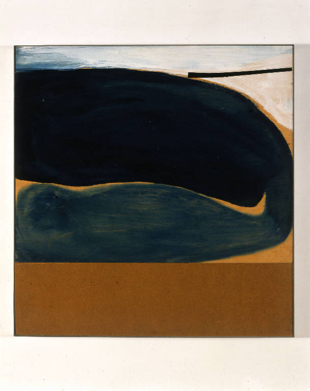 Blue development n. 6 (indigo), Forme astratte (dipinto) di Pasmore, Victor (sec. XX)